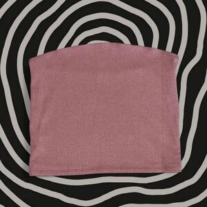 American Eagle Outfitters Mauve Ribbed Tube Top